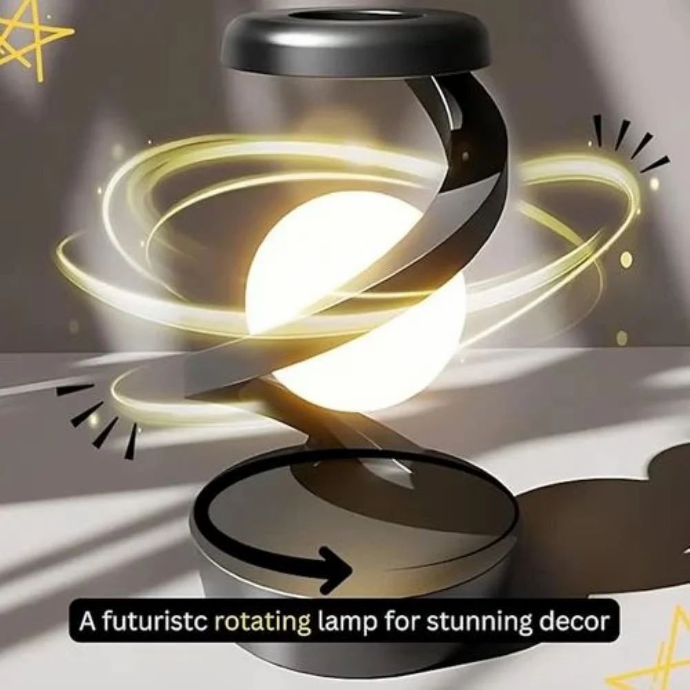 Multicolor LED Levitating Night Light, Crystal Ball Lamp